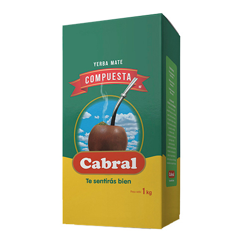 Imagen del producto: YERBA COMPUESTA 1KG CABRAL (15719)