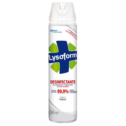 Imagen del producto: LYSOFORM AEROSOL ORIGINAL 360 CC (15765)