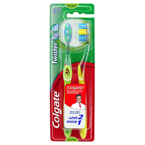 Imagen del producto: COLGATE CEPILLO TWISTER 2X1 (18062)