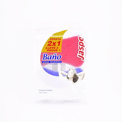 Imagen del producto: JASPE ESPONJA BAÑO X2 (18176)