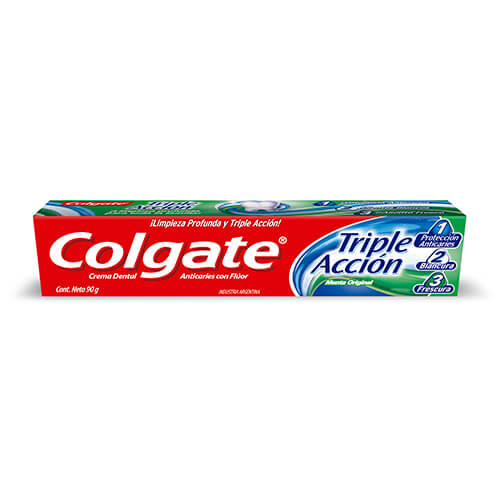 Imagen del producto: COLGATE TRIPLE ACCION 90 GRS. (22013)