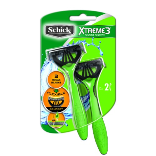 Imagen del producto: XTREME3 AFEITADORA PIEL SENSIBLE X2 (22654)