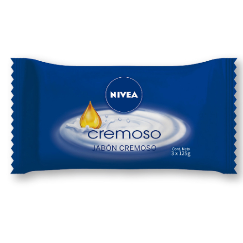 Imagen del producto: NIVEA JABON CREMOSO 3 X 125GRS (280974)