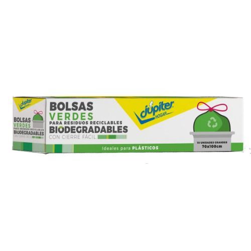Imagen del producto: JUPITER BOLSA RESIDUO VERDE 70X100  (286575)