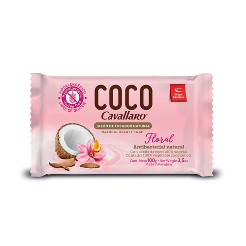 Imagen del producto: CAVALLARO JABON COCO FLORAL 100 GRS (294986)