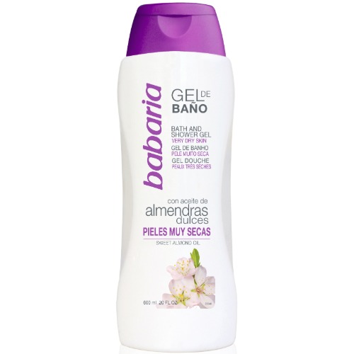 Imagen del producto: BABARIA GEL DE DUCHA ALMENDRAS 600ML (295585)