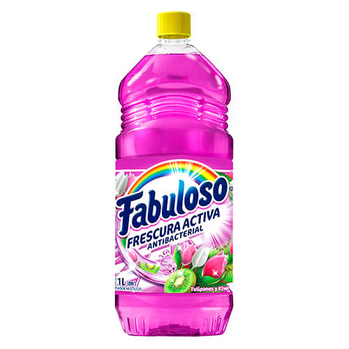 Imagen del producto: LIMPIADOR FABULOSO TULIPANES Y KIWI 1L (302628)