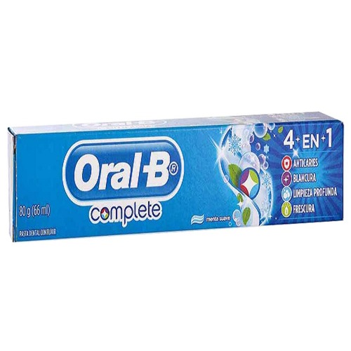 Imagen del producto: ORAL B COMPLETE 80 GRS. 4 EN 1 (310755)