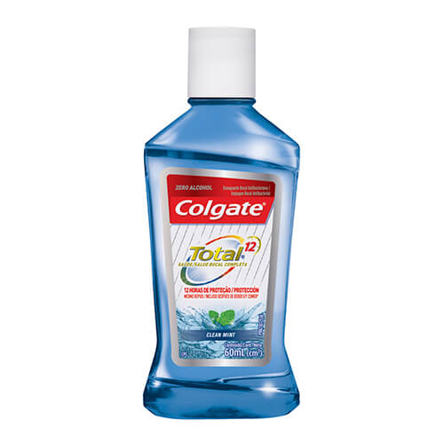 Imagen del producto: COLGATE ENJUAGUE TOTAL 12 CLEAN MINT 60M (310759)
