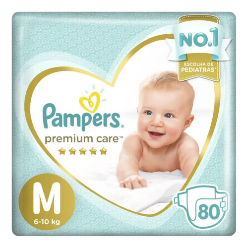 Imagen del producto: PAMPERS PREMIUM CARE BAG MED. 80 PAN (314151)