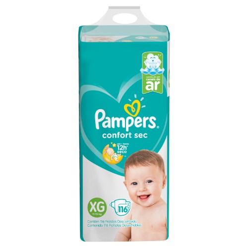 Imagen del producto: PAMPERS C. SEC FORTE BAG XG X 116  (324470)
