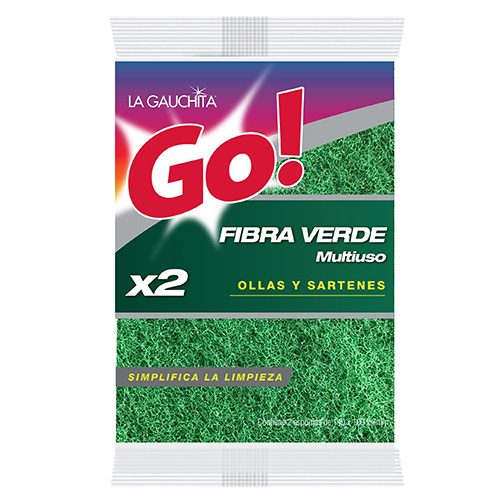 Imagen del producto: FIBRA GO! VERDE MULTIUSO X 2 (332500)