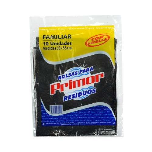 Imagen del producto: BOLSA RESIDUOS PRIMOR FAM 50 X 55 (333296)