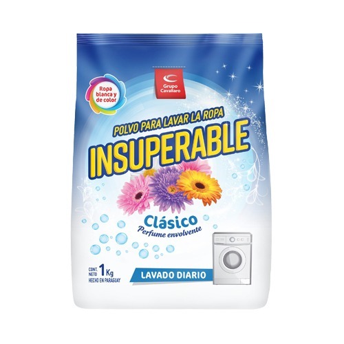 Imagen del producto: JABON POLVO INSUPERABLE CLASICO 1 KG (334525)
