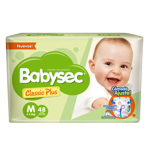 Imagen del producto: BABYSEC CLASSIC PLUS M X48  (341604)
