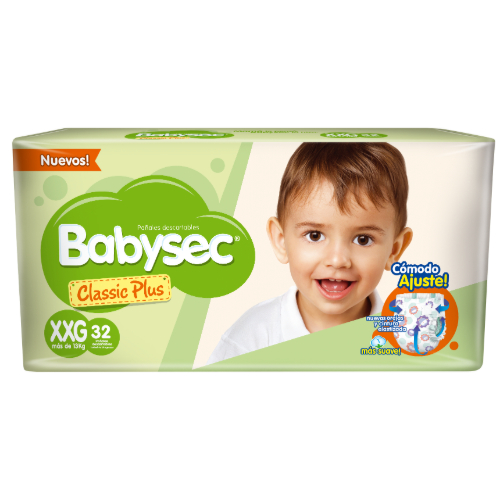 Imagen del producto: BABYSEC CLASSIC PLUS XXG X32  (341605)