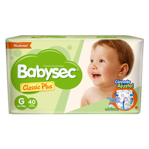 Imagen del producto: BABYSEC CLASSIC PLUS G X40 (341607)