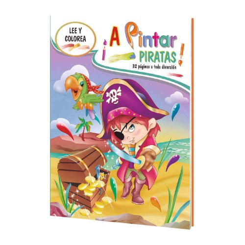 Imagen del producto: A JUGAR CON PIRATAS(LEE Y COLOREA) (348112)