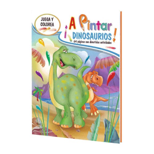 Imagen del producto: A JUGAR CON DINOSAURIOS(LEE Y COLOREA) (348412)