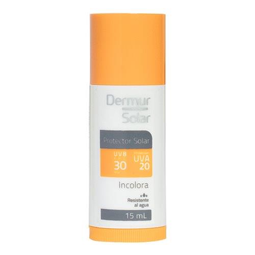 Imagen del producto: DERMUR SOLAR BARRA INCOLORA 15 ML. (43625)