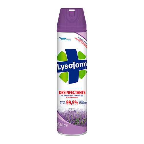 Imagen del producto: LYSOFORM AEROSOL LAVANDA 360 CC (47748)