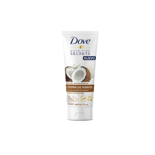 Imagen del producto: DOVE CREMA MANOS COCO Y ALMENDRAS 75ML (499976)