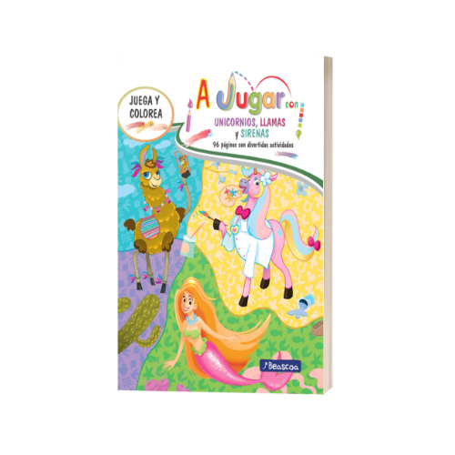Imagen del producto: A JUGAR CON UNICORNIOS, LLAMAS Y SIRENAS (502598)