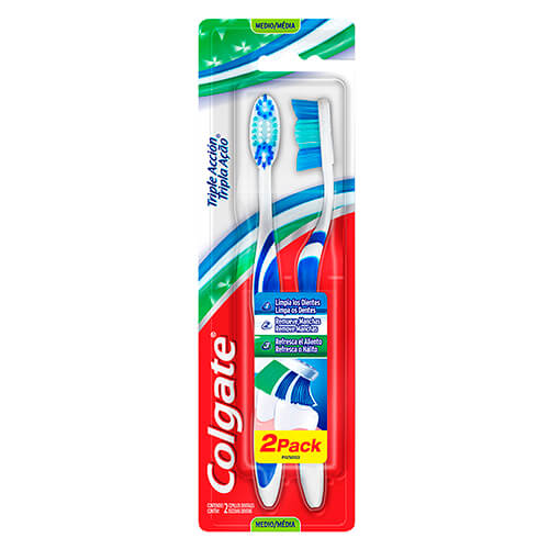 Imagen del producto: COLGATE CEPILLO TRIPLE ACCION 2X1 (52900)