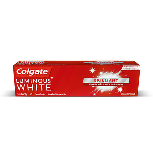 Imagen del producto: COLGATE LUMINOUS WHITE 90 GRS. (56826)