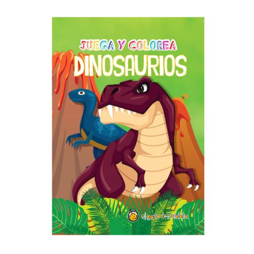 Imagen del producto: JUEGA Y COLOREA CON DINOSAURIOS (576370)