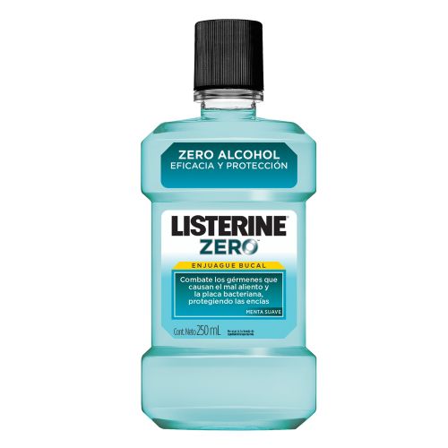 Imagen del producto: LISTERINE ZERO MENTA SUAVE 250 ML. (58989)