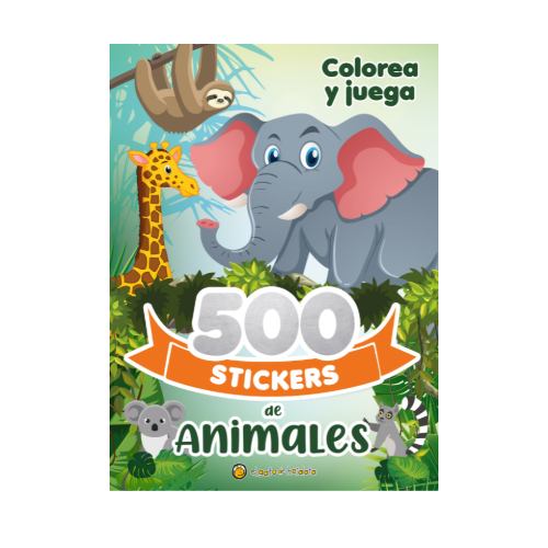Imagen del producto: 500 STICKERS - ANIMALES (590122)