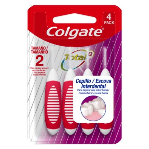 Imagen del producto: COLGATE CEPILLO INTERDENTAL 2MM 4PZAS (601879)
