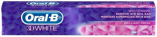 Imagen del producto: ORAL B 3D WHITE BRILLIANT FRESH 100 GRS. (68867)