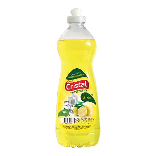 Imagen del producto: CRISTAL DETERG LAVAVAJILLA 500ML LIMON (77018)