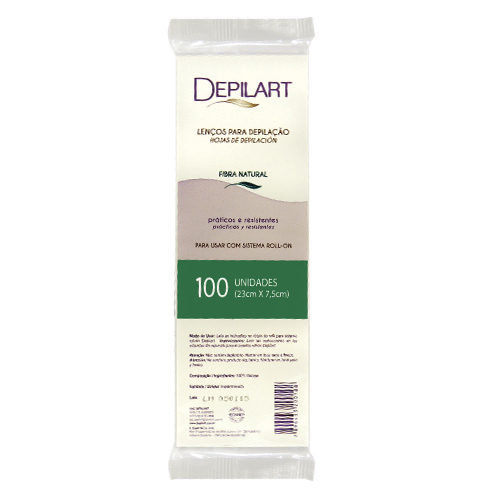 Imagen del producto: DEPILART TIRAS PARA DEPILAR x100 (77759)