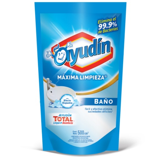 Imagen del producto: AYUDIN BAÑO MAX LIMPIEZA DOYPACK 500 ML (78996)