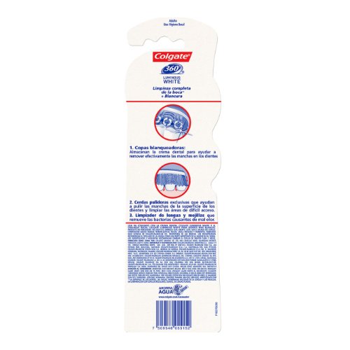 Imagen del producto: COLGATE CEPILLO 360 LUMINOUS 2X1 (82647)