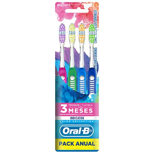 Imagen del producto: ORAL B CEPILLO INDICATOR COLORS   X 4 (84971)