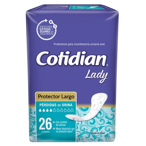 Imagen del producto: COTIDIAN PROTECTORES LARGOS LADY X26 (86707)