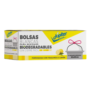 Imagen del producto: JUPITER BOLSA RESIDUOS 50X60 LIMON X10 (87243)