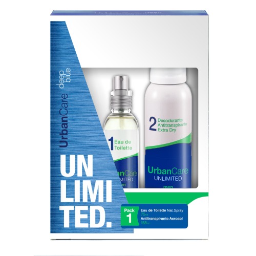 Imagen del producto: URBAN CARE PACK UNLIMITED DEEP B EDT+DEO (90240)