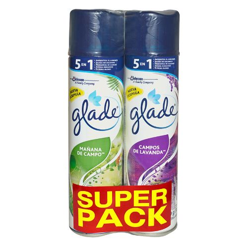 Imagen del producto: GLADE PACK AEROSOL 360ML 2X20% (90514)