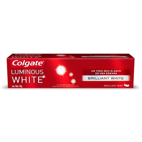 Imagen del producto: COLGATE LUMINOUS WHITE 140 GR (90980)