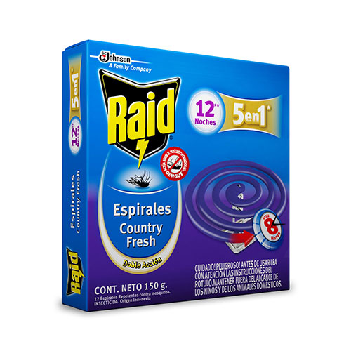 Imagen del producto: RAID ESPIRALES LAVANDA 12UNI (91472)