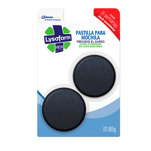 Imagen del producto: LYSOFORM BLOQUE MOCHILA X2 (91484)