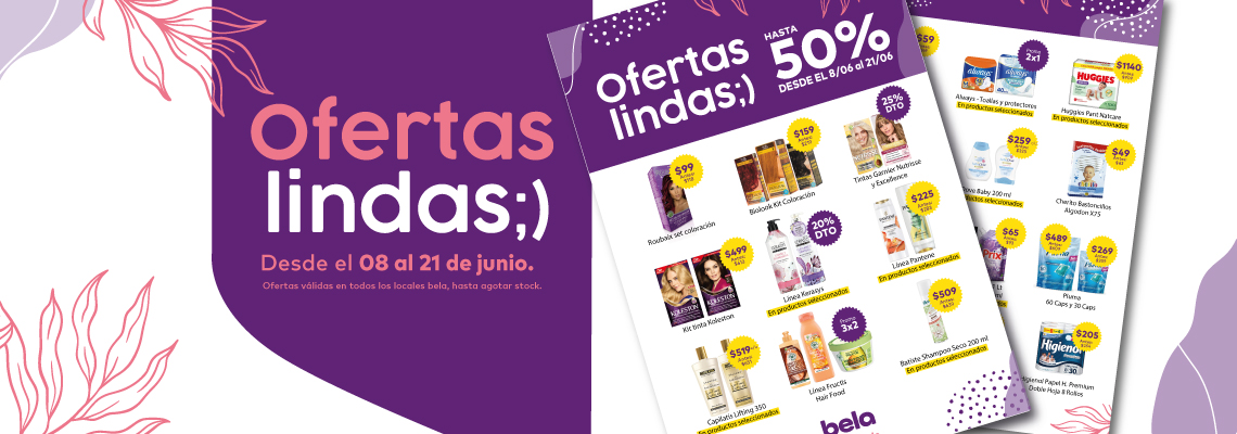 Ofertas lindas Junio: Ofertas lindas Junio